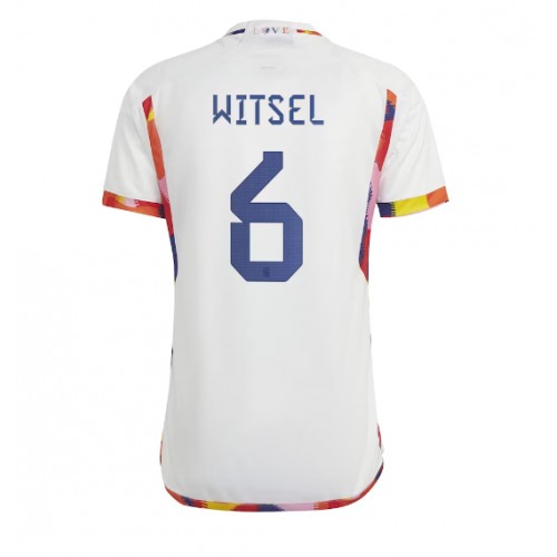 Belgium Axel Witsel #6 Replica Away Stadium Shirt World Cup 2022 Short Sleeve